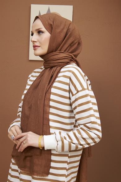 Colored Sweatshirt - Brown