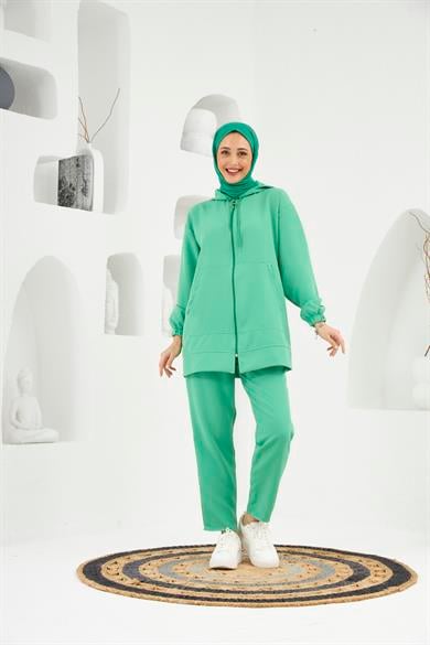 Reyhan Double Set - Benetton Green