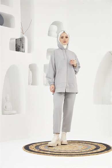 Reyhan İkili Takım - Gri