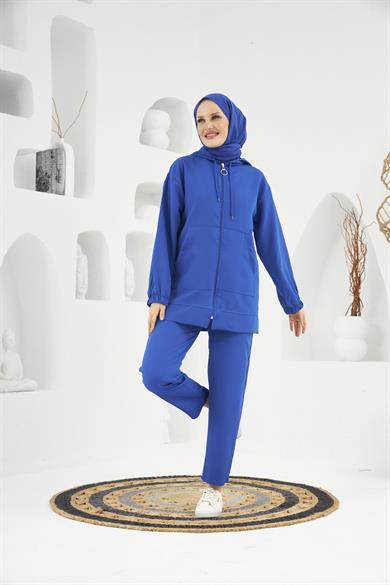 Reyhan Double Set - Saks Blue