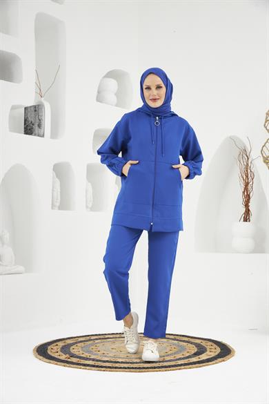 Reyhan Double Set - Saks Blue