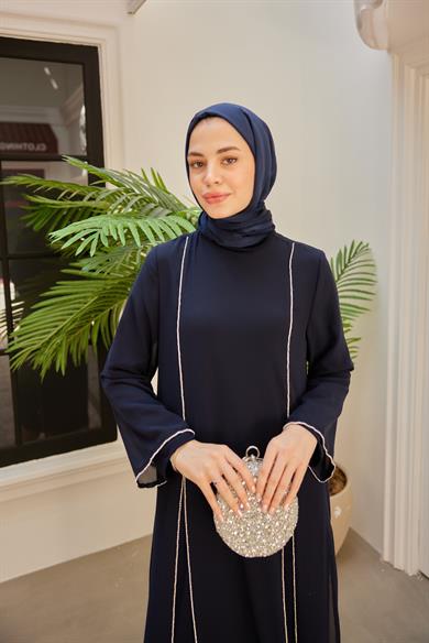 Saadet Abaya - Navy Blue