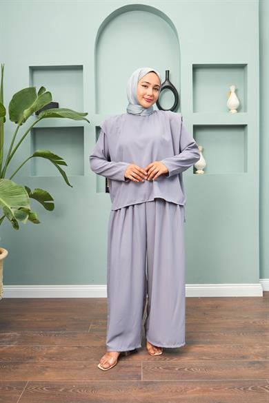 Casual Double Suit - Gray