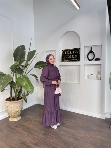 Seçil Elbise - Lila