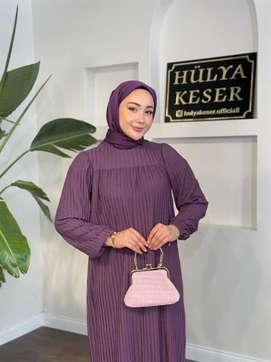 Seçil Elbise - Lila