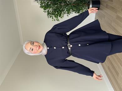 Selinay Pantolon Takım - Lacivert