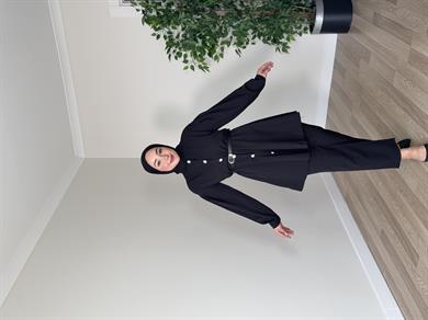 Selinay Pantolon Takım - Siyah