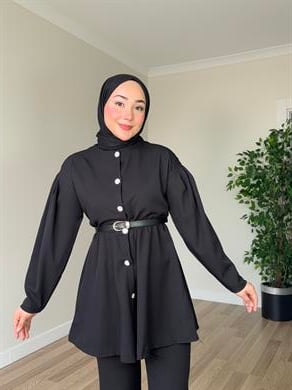 Selinay Pantolon Takım - Siyah