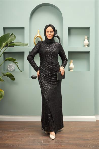 Sema Evening Dress - Black