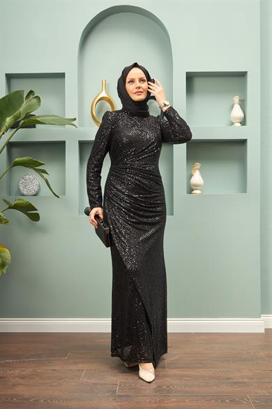 Sema Evening Dress - Black
