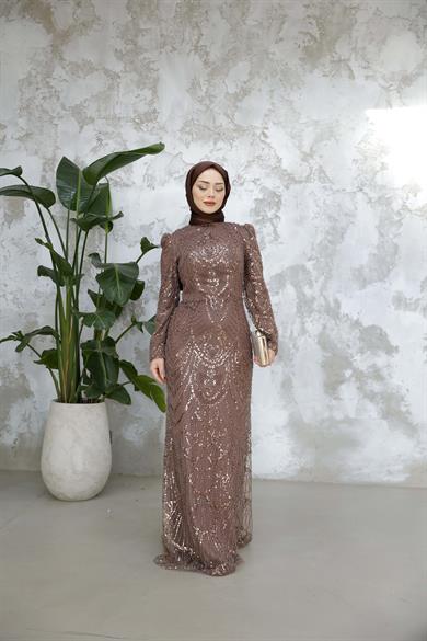 Şermin Abiye - Kahverengi