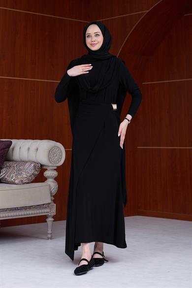 Sevgi Sandy Elbise - Siyah