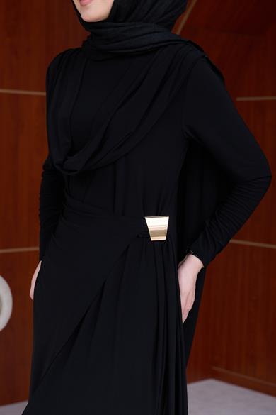 Sevgi Sandy Elbise - Siyah