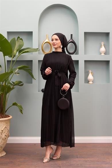 Chiffon Dress - Black