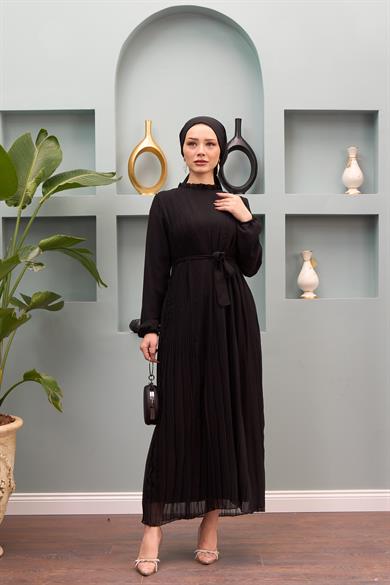 Chiffon Dress - Black