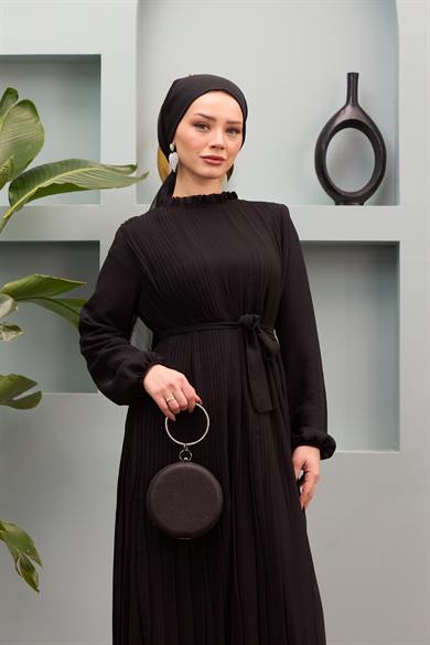 Chiffon Dress - Black