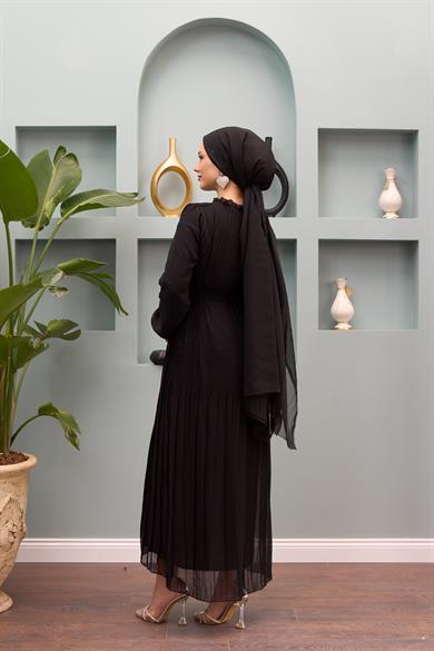 Chiffon Dress - Black