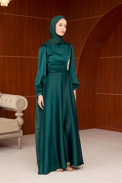 Simla Abiye - Zümrüt Yeşil