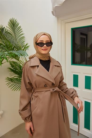 Sude Kaşe Kaban - Bej