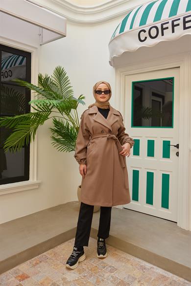 Sude Kaşe Kaban - Bej