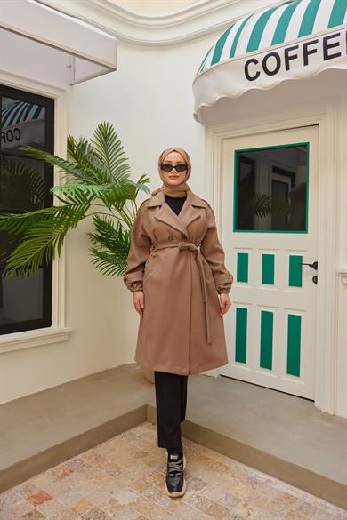 Sude Kaşe Kaban - Bej