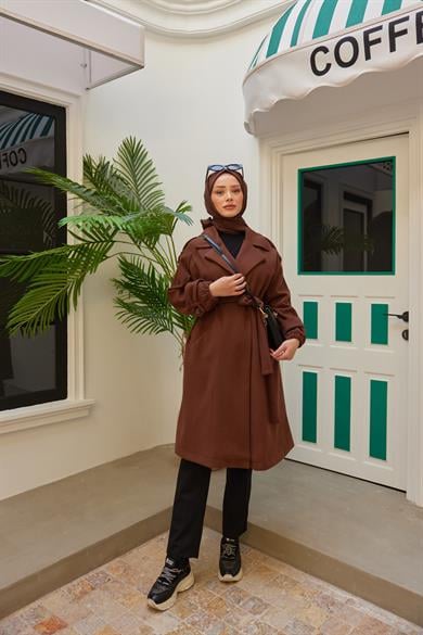 Sude Kaşe Kaban - Kahverengi