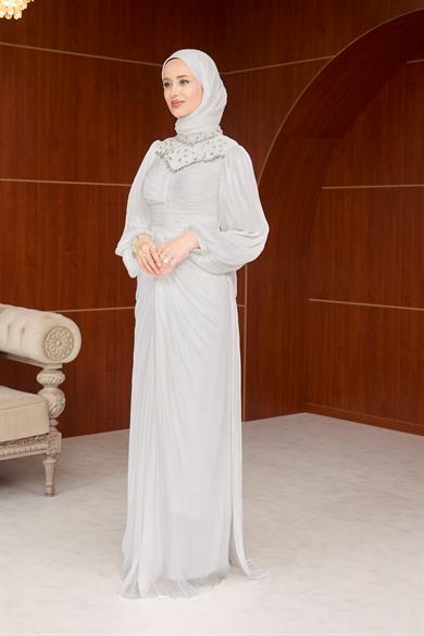 Sümbül Tasarım Abiye - Ekru
