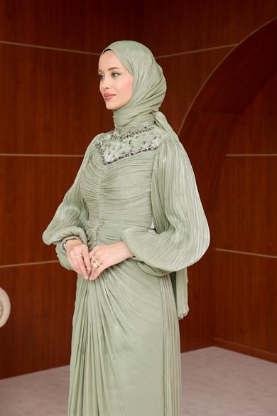 Sümbül Tasarım Abiye - Mint Yeşil