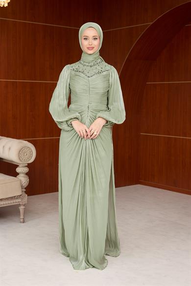 Sümbül Tasarım Abiye - Mint Yeşil