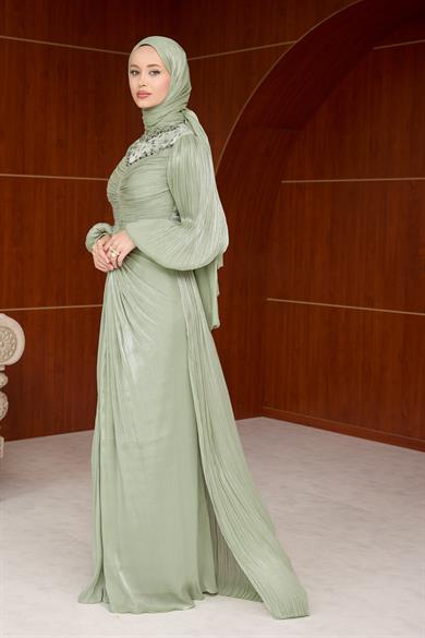 Sümbül Tasarım Abiye - Mint Yeşil