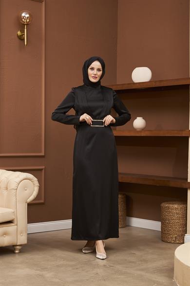 Talya Evening Dress - Black