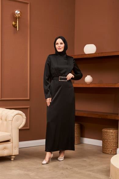Talya Evening Dress - Black