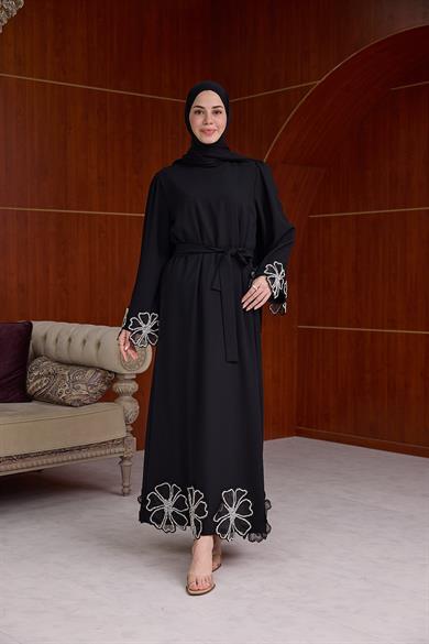 Tasarım Davet Elbisesi - Siyah