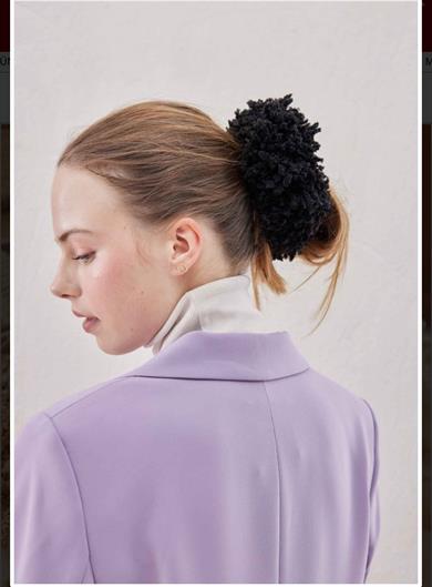 Topuz Tokası - Siyah