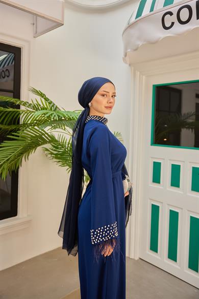 Tülay Evening Dress - Navy Blue