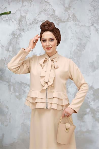 Umay Etekli Takım - Bej