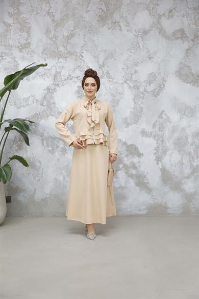 Umay Etekli Takım - Bej