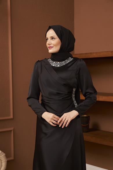 Ümran Evening Dress - Black