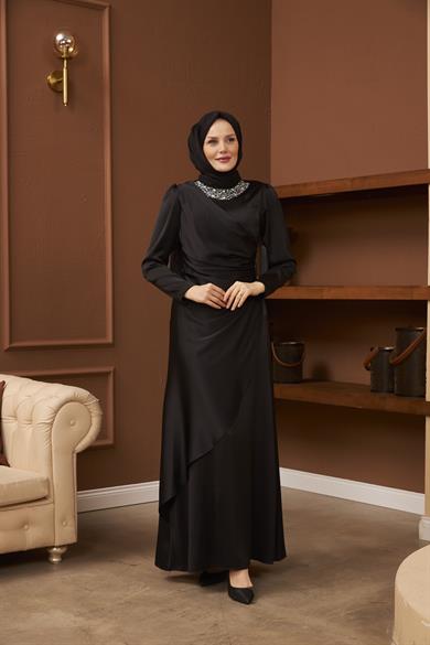 Ümran Evening Dress - Black