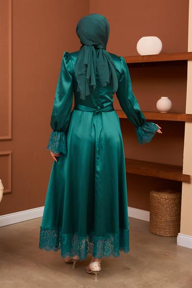 Vildan Evening Dress - Emerald Green