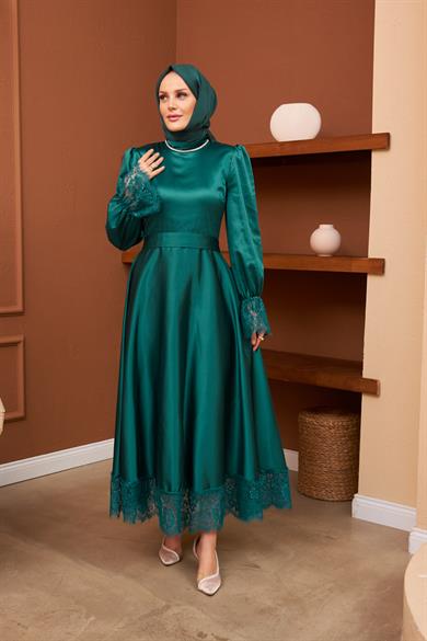 Vildan Evening Dress - Emerald Green