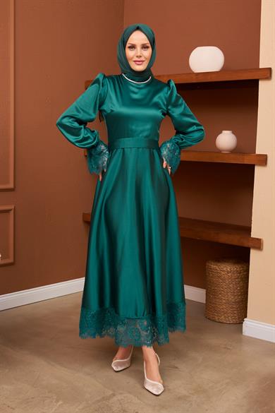 Vildan Evening Dress - Emerald Green