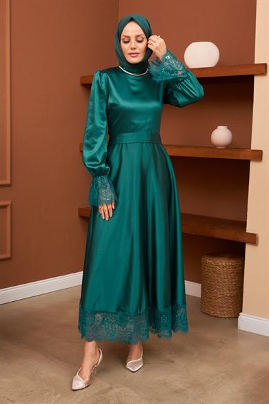 Vildan Evening Dress - Emerald Green