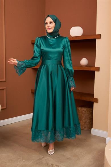 Vildan Evening Dress - Emerald Green