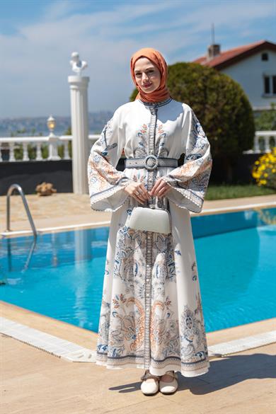 Yağmur Elbise - Ekru