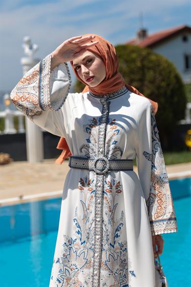 Yağmur Elbise - Ekru