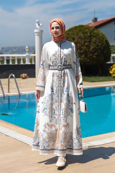 Yağmur Elbise - Ekru