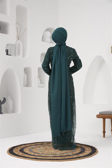 Yasemin Evening Dress - Emerald Green