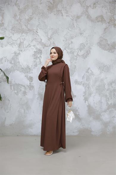 Zerda Elbise - Kahverengi