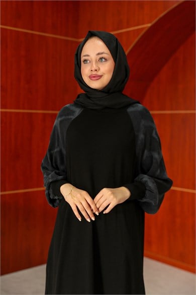 Zeynep Tasarım Elbise - Siyah
